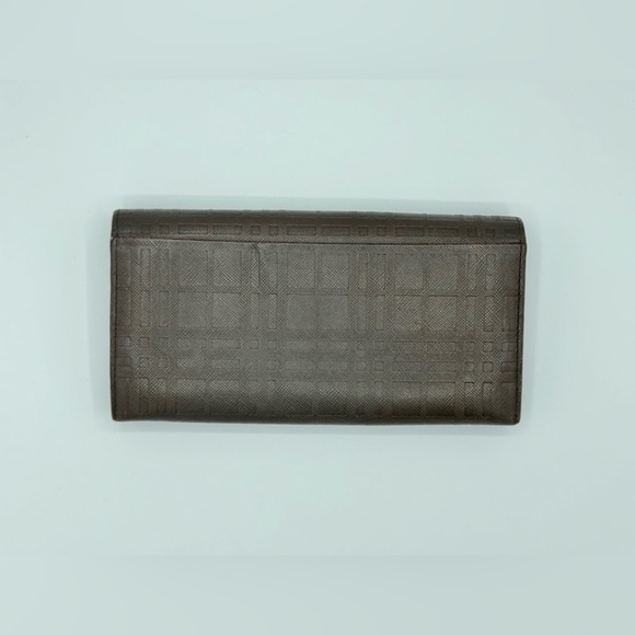 BURBERRY Leather Long Bifold Wallet - Picture 3 of 13